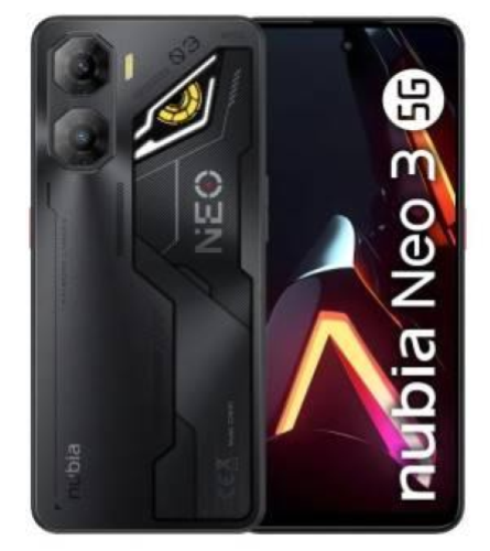 ZTE NUBIA NEO 3 5G DUAL SIM 6.8" OCTA CORE 256GB RAM 8GB 5G ITALIA SHADOW BLACK